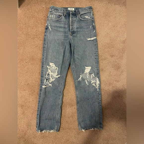 Agolde 90s blue ripped jeans!! - Picture 3 of 6
